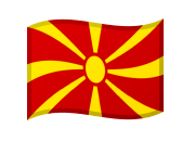 Kuzey Makedonya Bayrağı